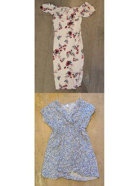 2 Floral Summer Dresses S LA Hearts + Streetwear Society
